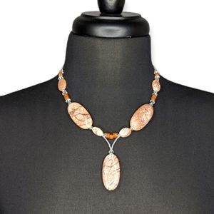 Beautiful Jasper Beaded Necklace